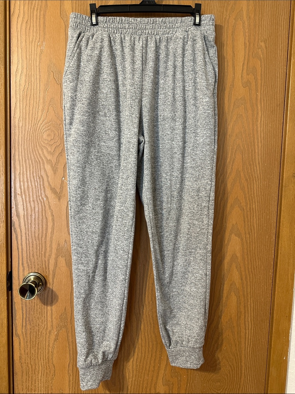 shosho Heather Gray Cozy Knit Lounge Pants